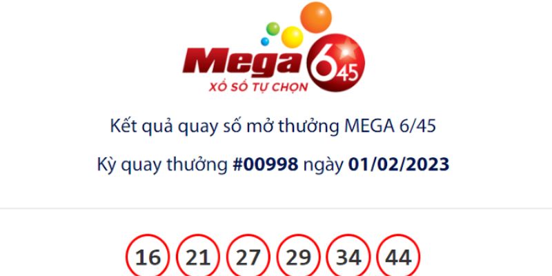 Điểm nổi bật của xổ số Mega 6/45 