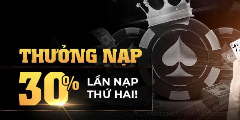 Điều kiện nhận thưởng nạp lần 2