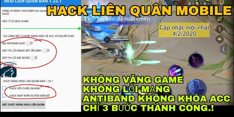 Những App Hack Liên Quân Mobile thường gặp